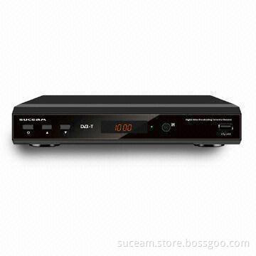 HD Set-top Box, Supports Multiple Language OSD Menu, with Up to 4,000 Channels